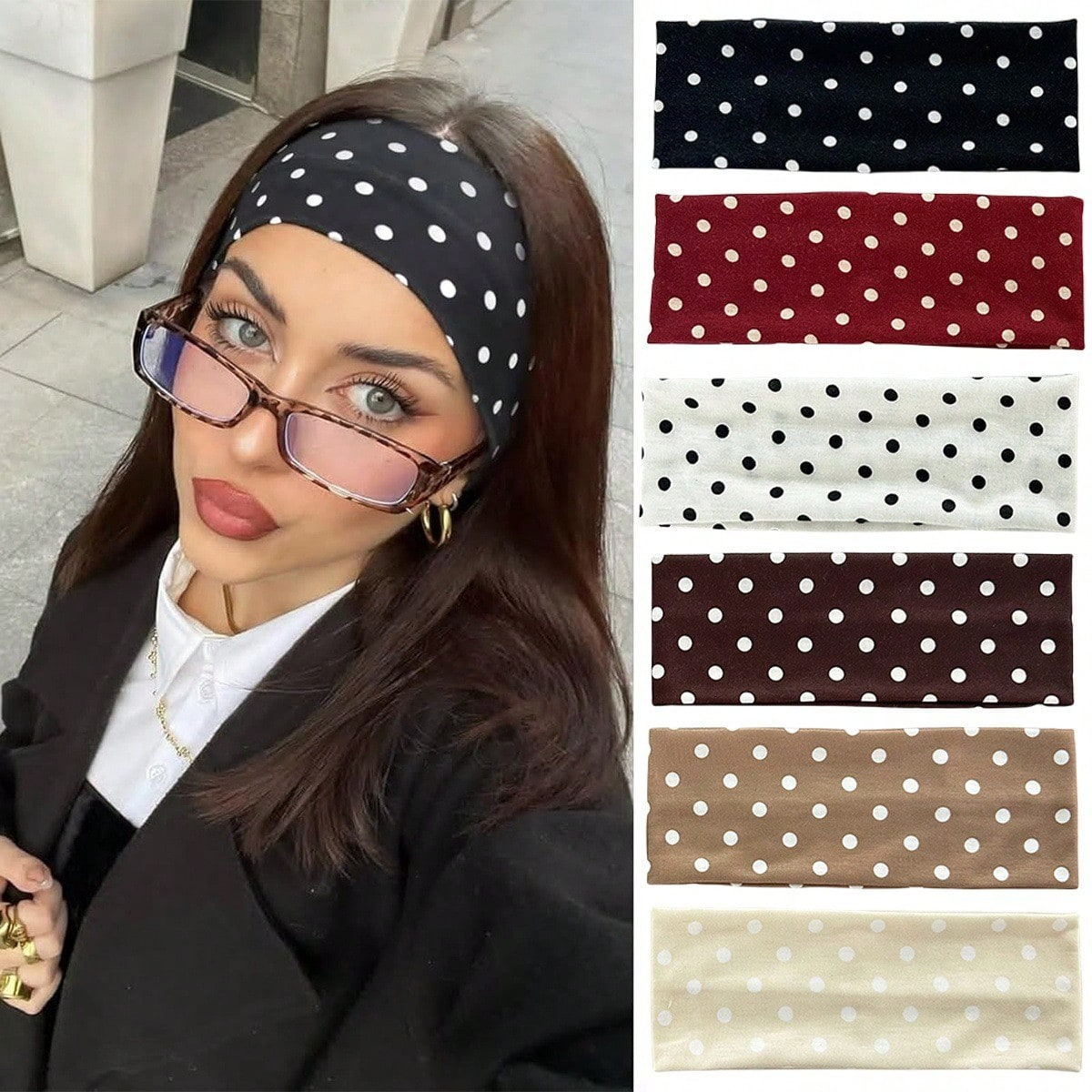 Travel Accessories Gift Ideas - A Women Elegant Sweet Polka Dot