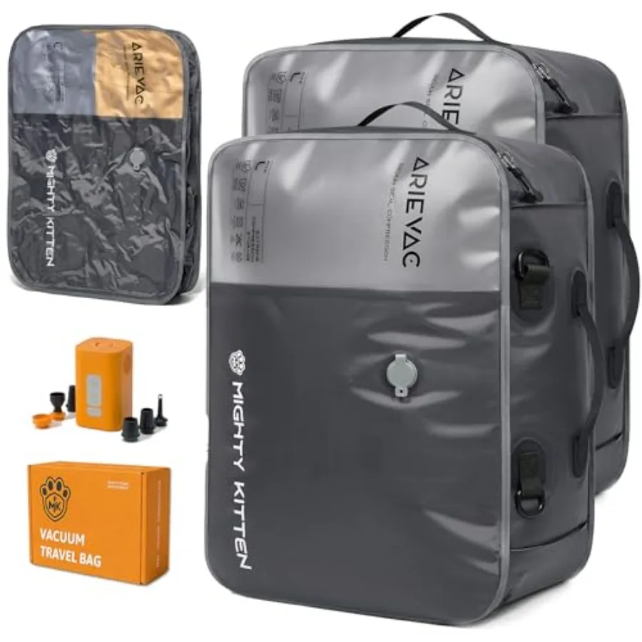 Compression Bag Vacuum - Vacuum Storage Bag Kit with Pump,