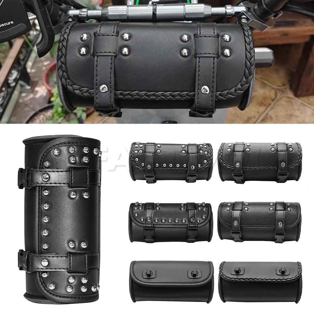 Travel Accessories Gadget - Motorcycle Fork PU Leather Travel Pouch