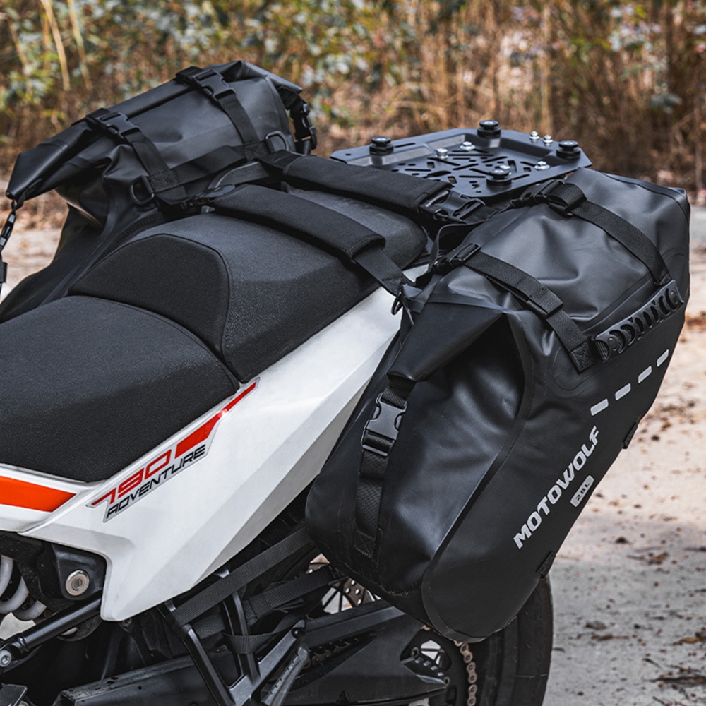 Travel Accessories Gadget - Universal Motorcycle 18/28/48L Waterproof Travel Luggage