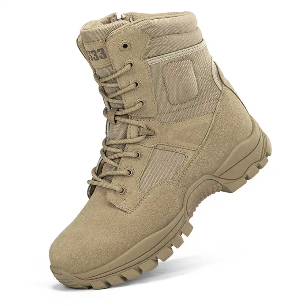 Travel Accessories Gift Ideas - Nonslip Genuine Leather Hiking Boots Designer