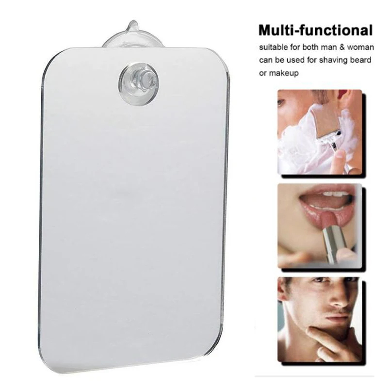 Travel Accessories Needed - Acrylic Anti Fog Mirror Shower Shaving