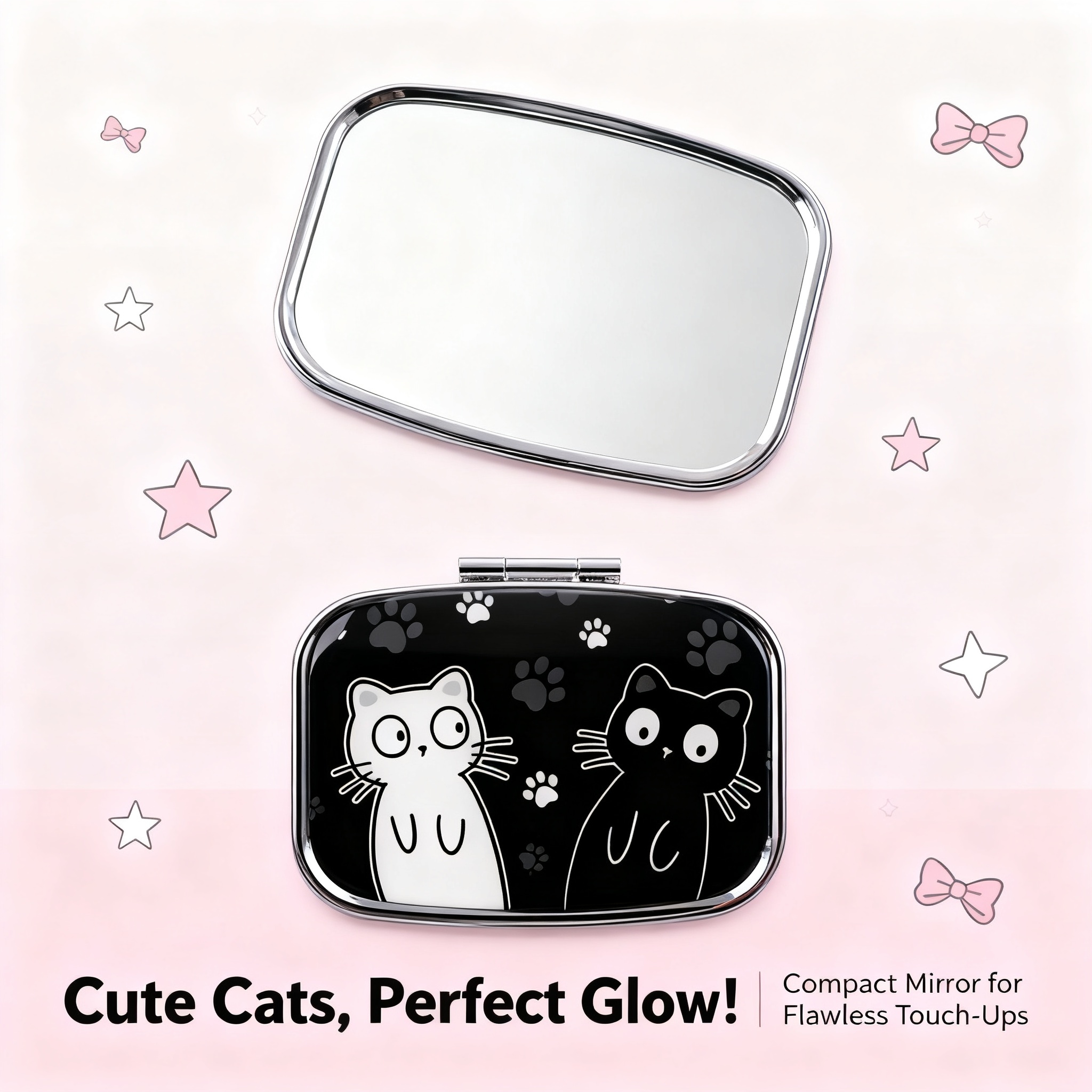 Travel Accessories Store - Cartoon Black And White Cat Travel