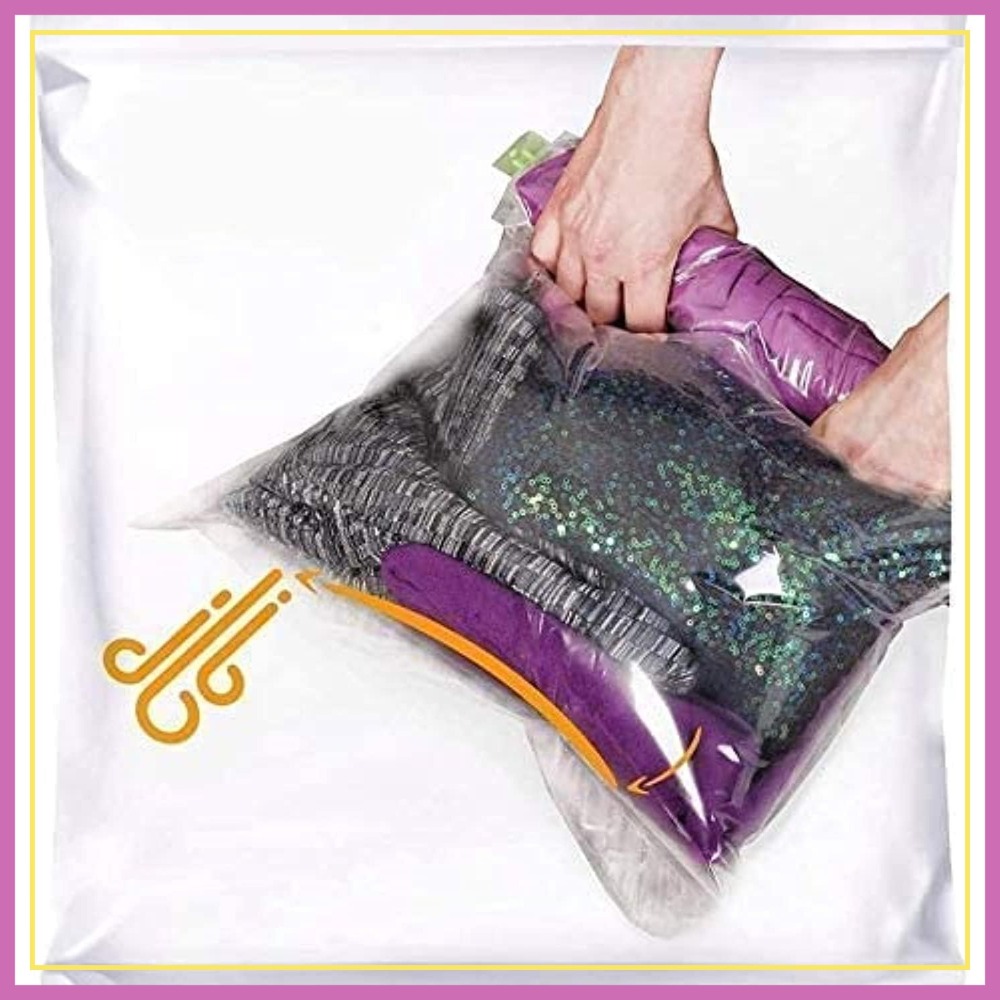 Compression Bag Vacuum - 12 Space Saver Storage Bags for