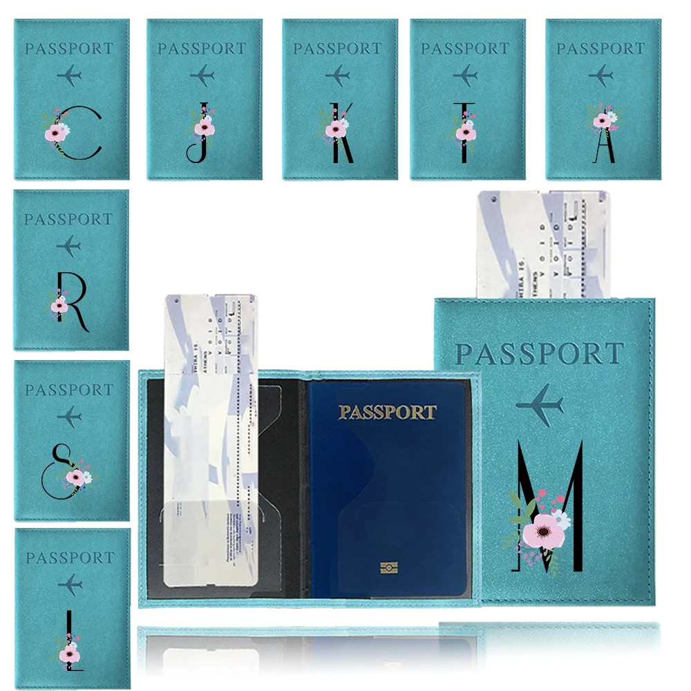 Travel Accessories Passport Holder - Passport Cover Blue Color Pu Passport