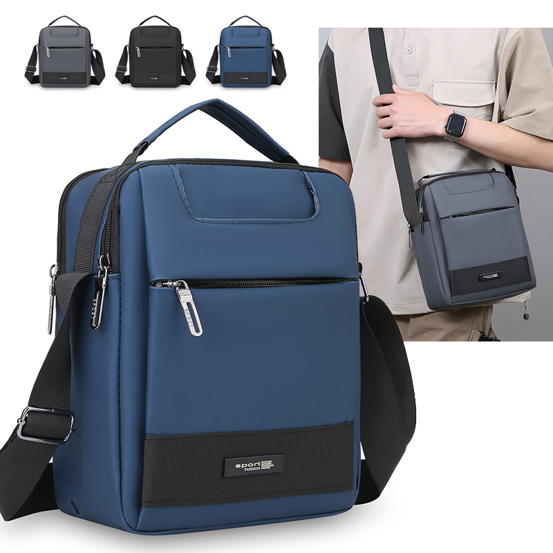 Travel Accessories Pillow - Men's Large Capacity Portable Messenger Bag