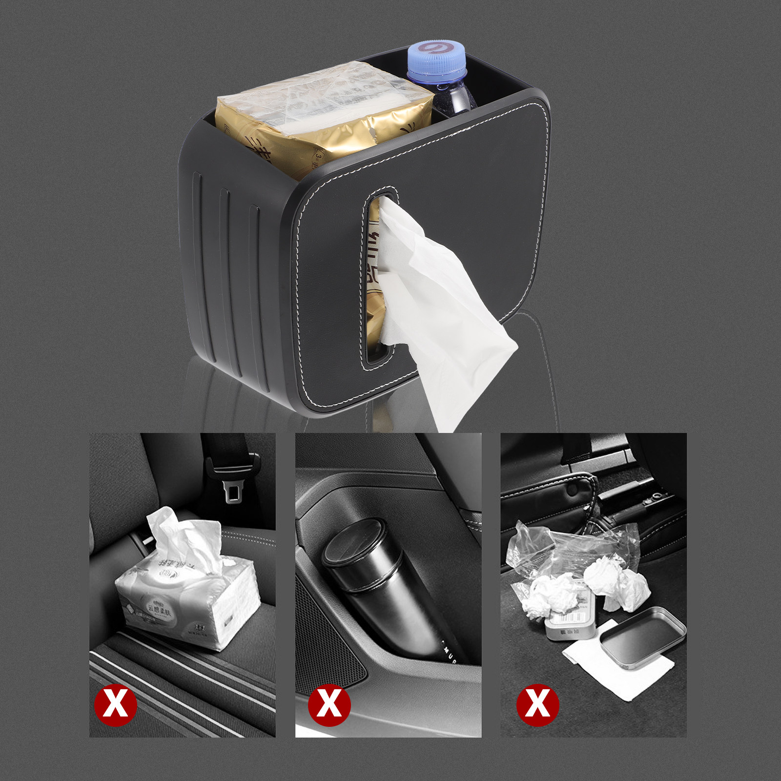 Premium Car Trash Can Organize - Car Seat Travel Bag review and price