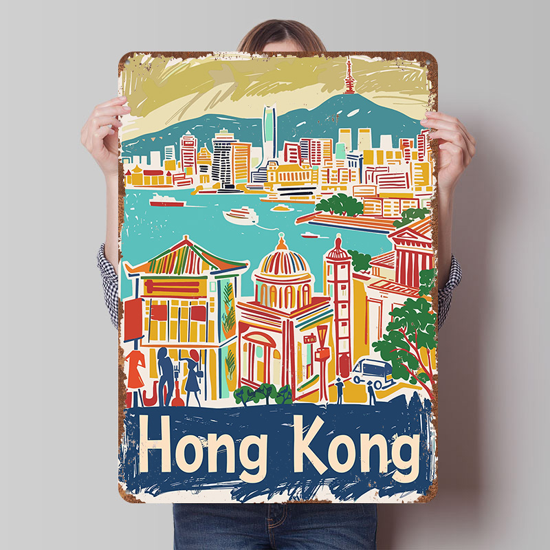 Hong Kong Travel Poster Custom - Travel Accessories Hong Kong review and price
