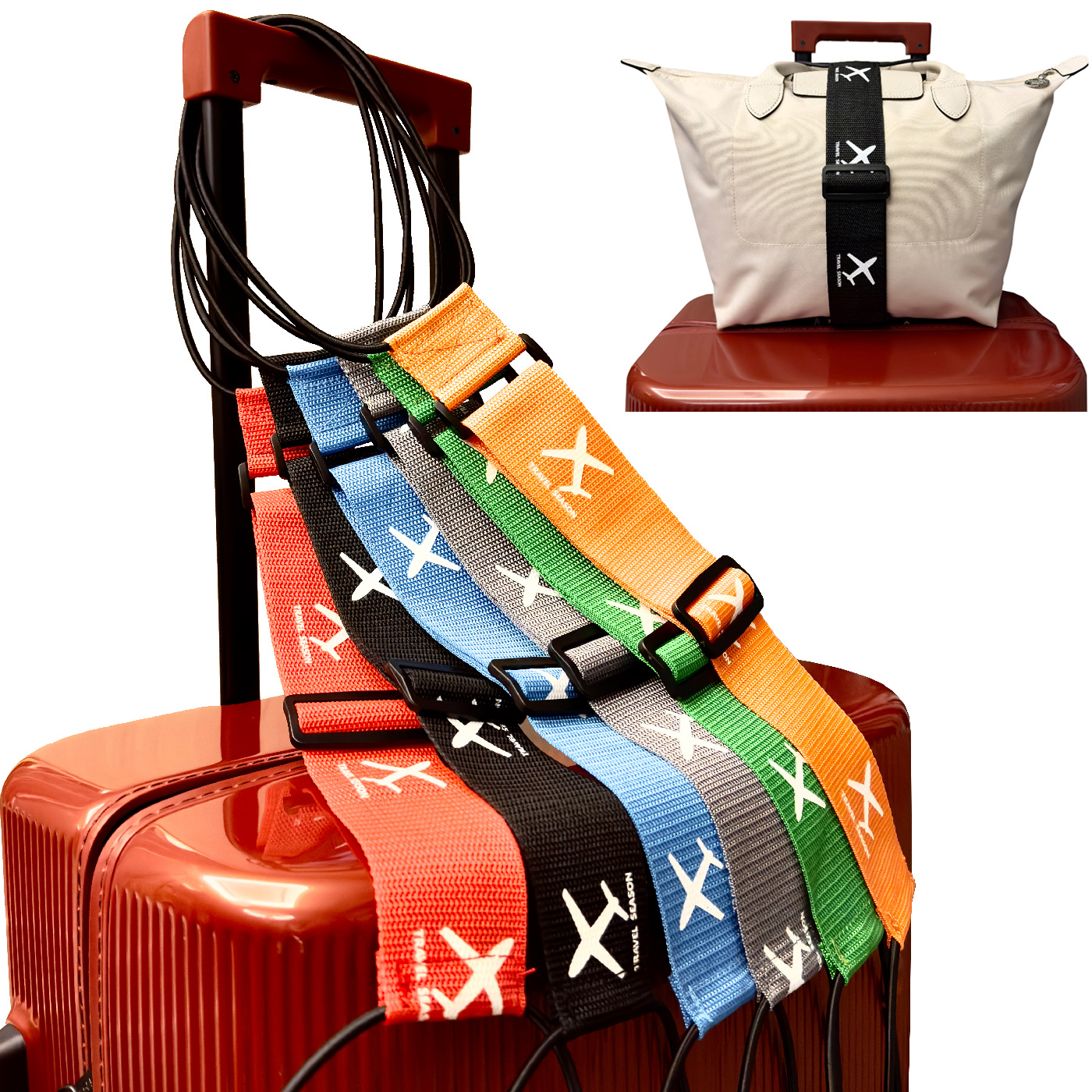 Aircraft printed nylon luggage - Travel Accessories Kit review and price