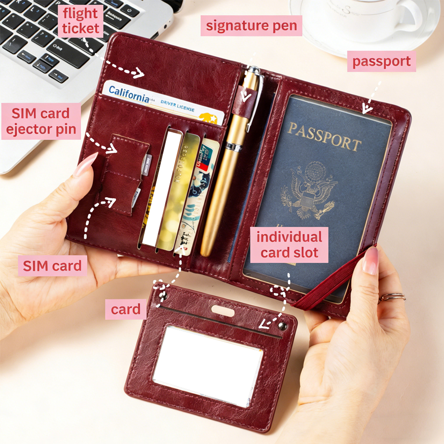 Passport Holder and Wallet in  - Travel Accessories Wallet review and price