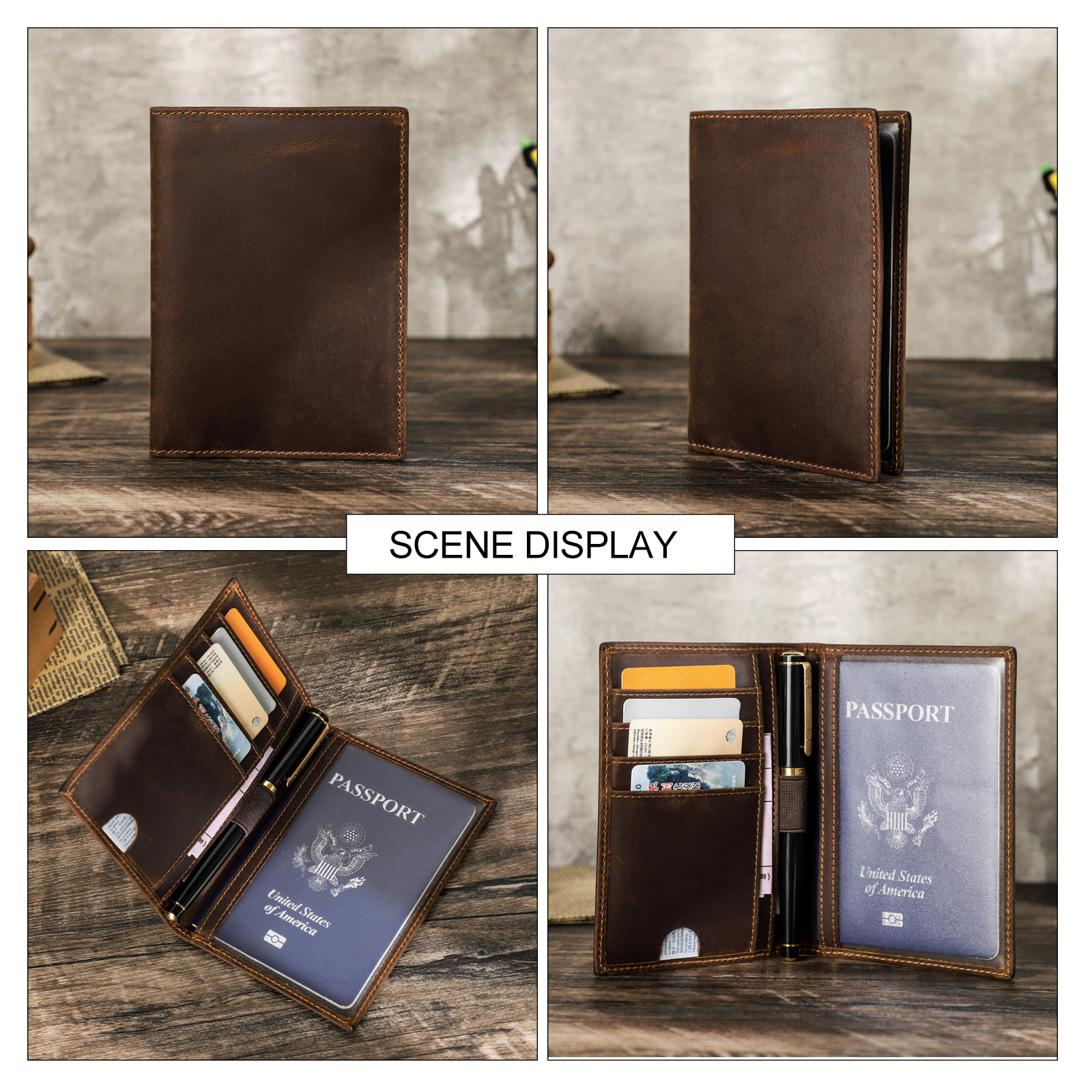 CONTACT'S Passport Holder Men  - Travel Wallet Slim review and price