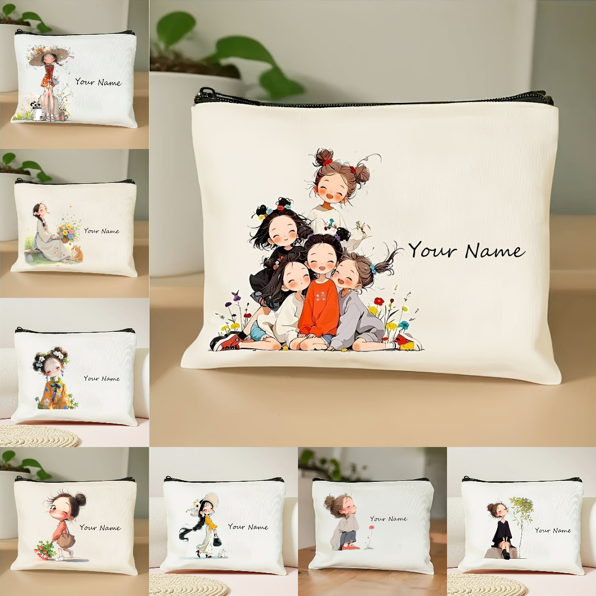 Korean-Style Anime Girl Makeup - Travel Accessories Organizer review and price