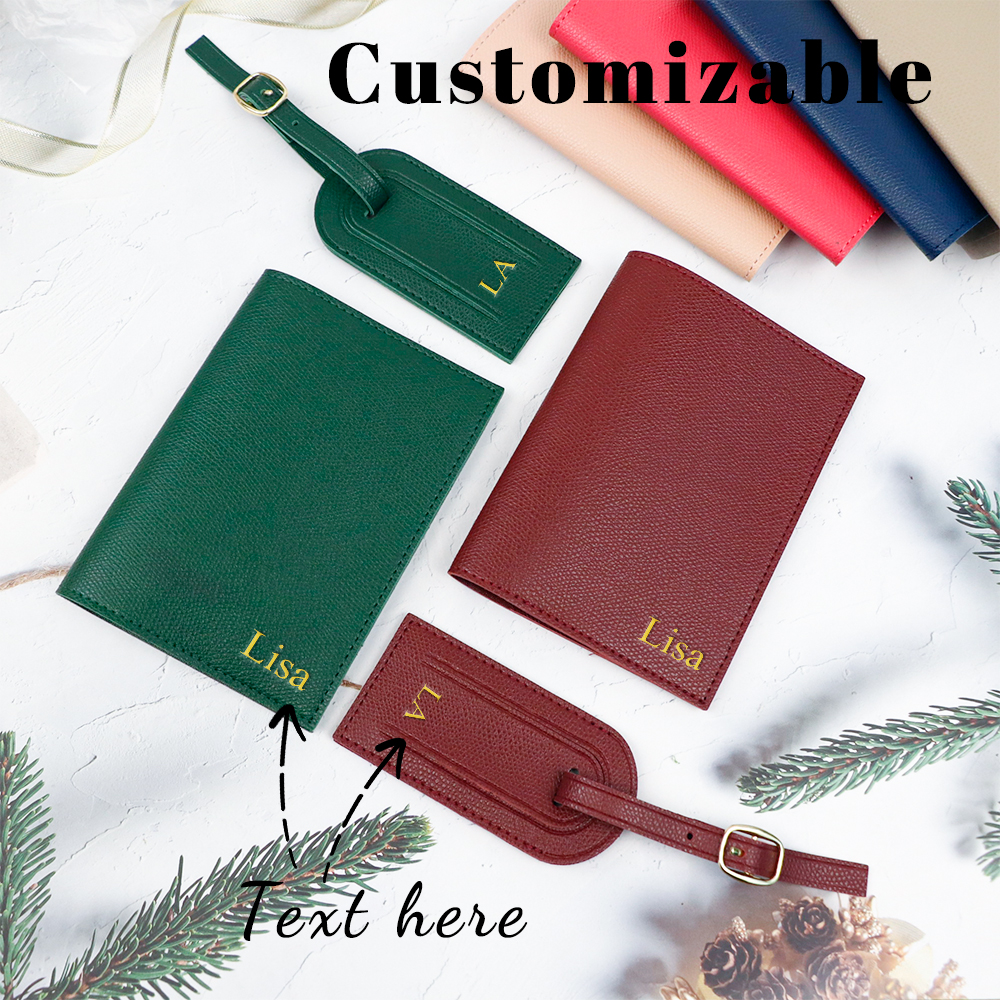 Customized letter pu leather a - Travel Accessories Passport Holder review and price