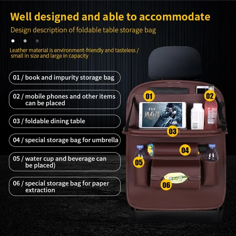 Car Back Seat Organizer with F - Car Seat Travel Bag review and price