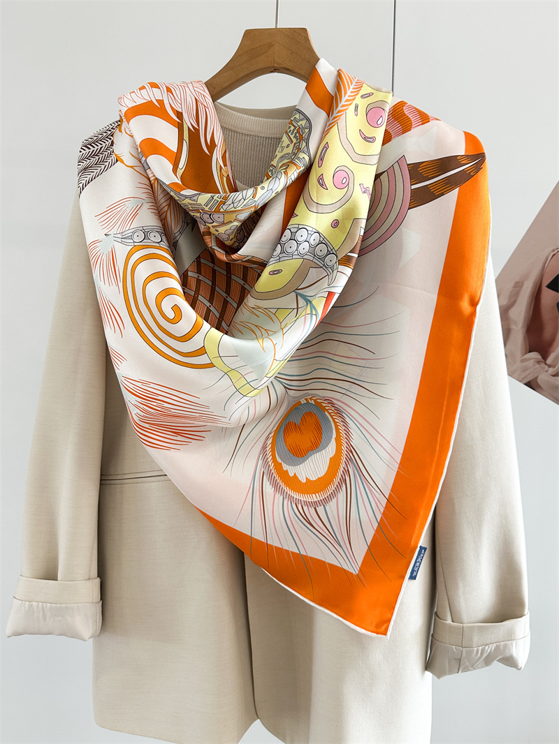 Designer Silk Scarf Women Spri - Travel Accessories Store review and price