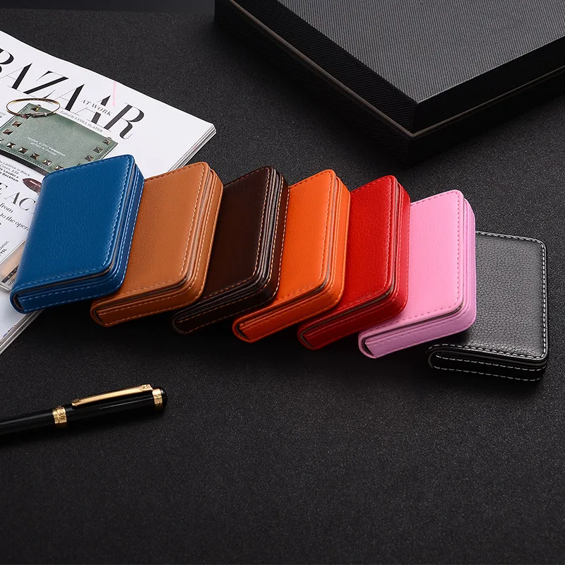 2026 PU Leather Business Card  - Travel Wallet Slim review and price