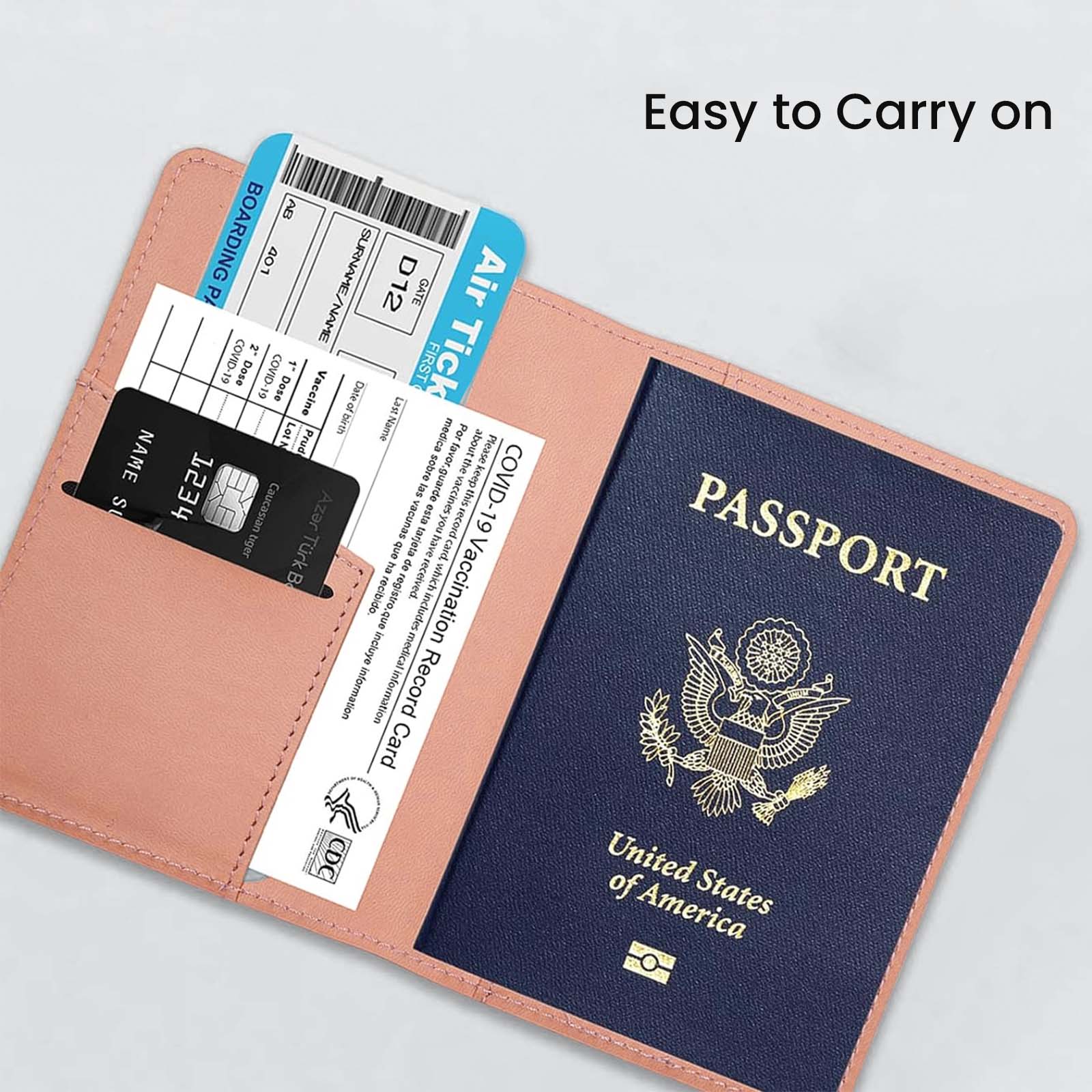 Pure Chic Passport Wallet Faux - Travel Wallet Slim review and price
