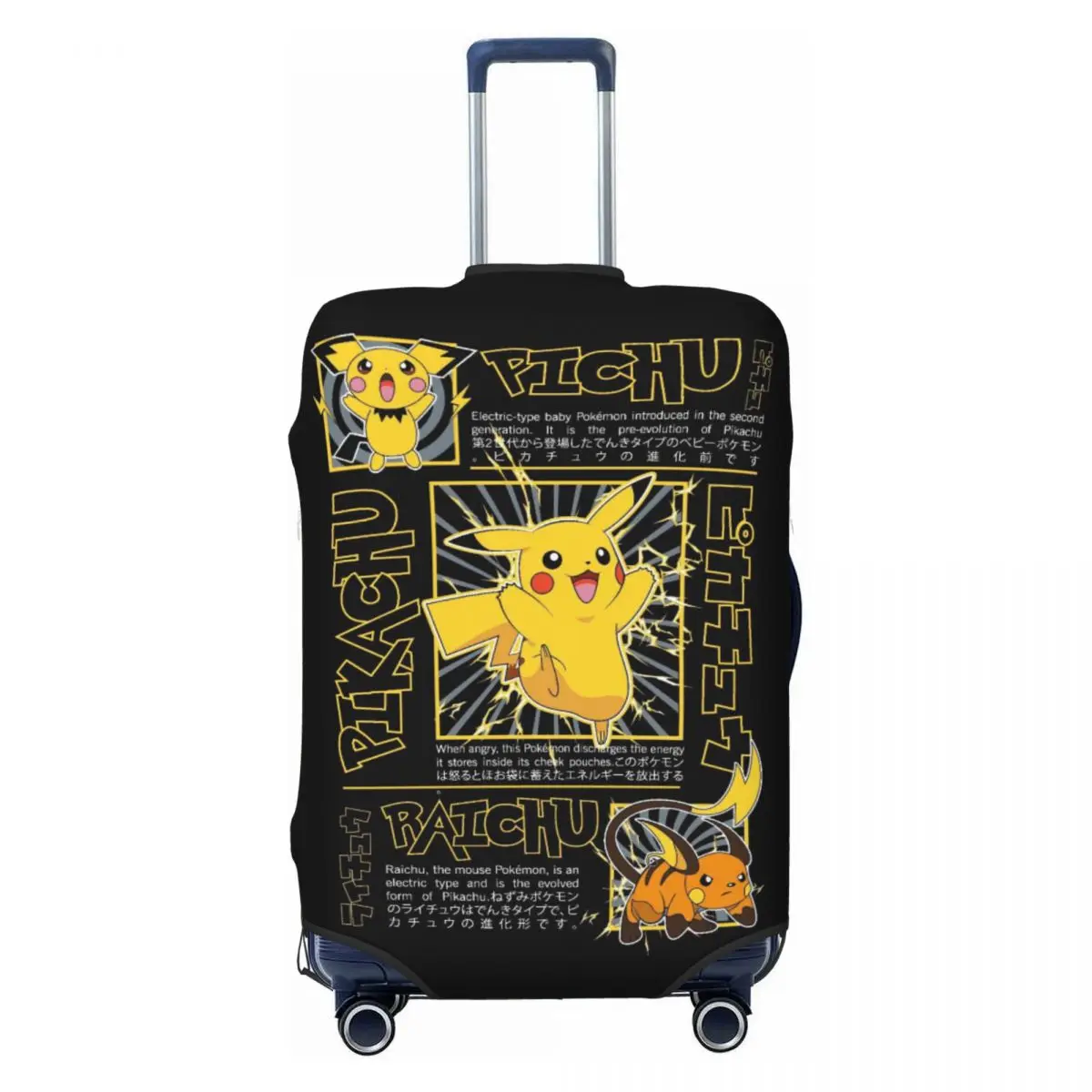 Elastic Luggage Cover P-Pikach - Travel Accessories For Road Trip review and price