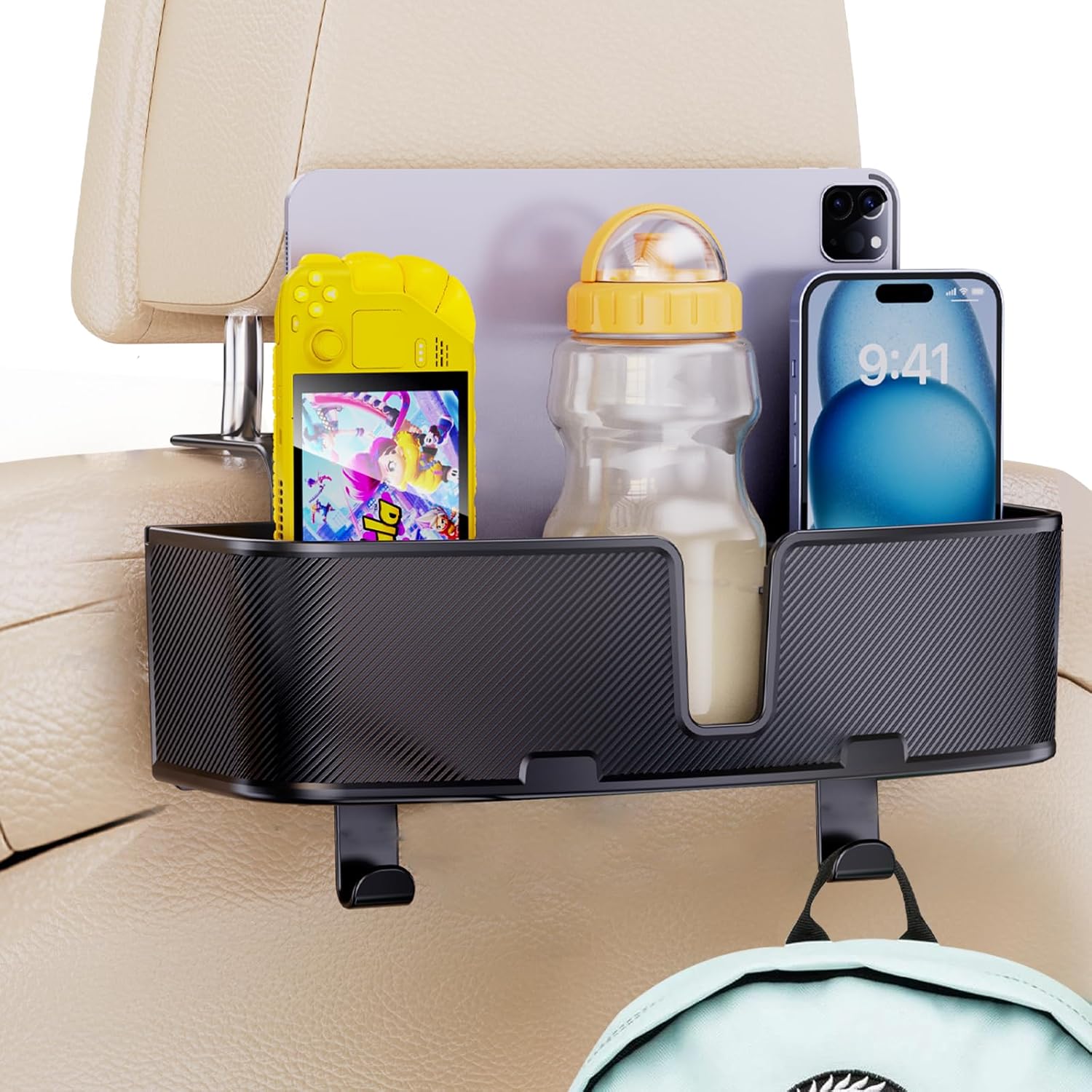 Car Headrest Cup Holder with S - Car Seat Travel Bag review and price