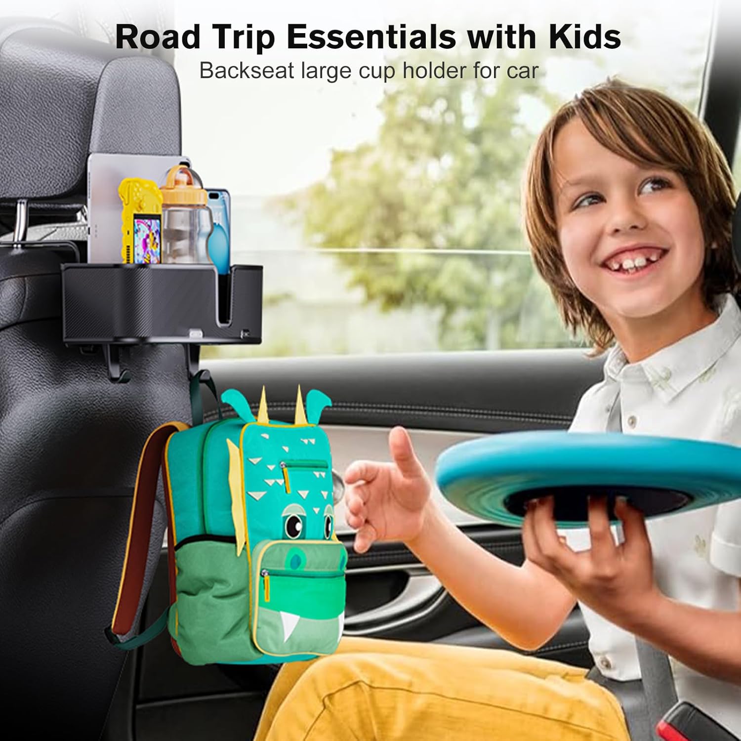 Car Headrest Cup Holder with S - Car Seat Travel Bag review and price