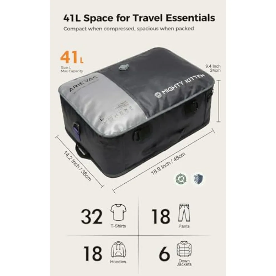 Vacuum Storage Bag Kit with Pu - Compression Bag Vacuum review and price
