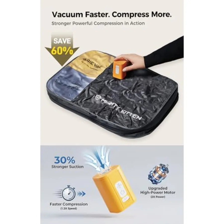 Vacuum Storage Bag Kit with Pu - Compression Bag Vacuum review and price