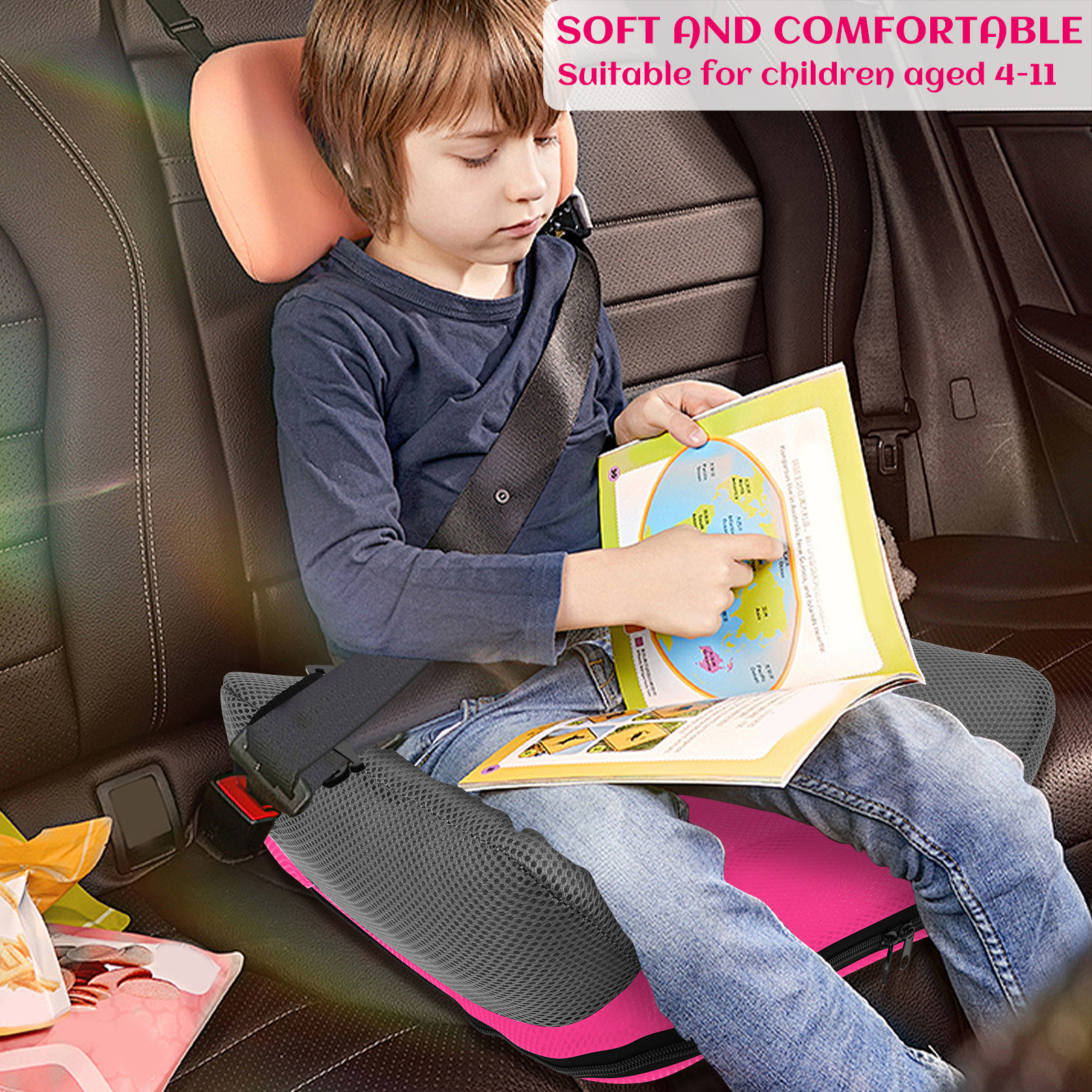 Car Inflatable Booster Seat PV - Car Seat Travel Bag review and price