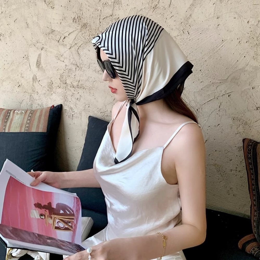 Fashion Satin Square Scarf for - Travel Accessories Store review and price