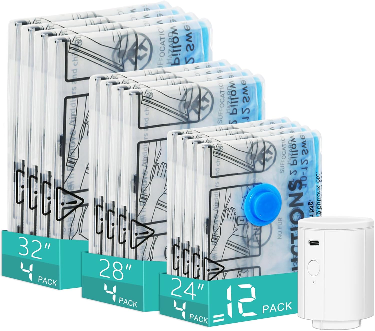 Travel Vacuum Bags with Pump,  - Compression Bag Vacuum review and price