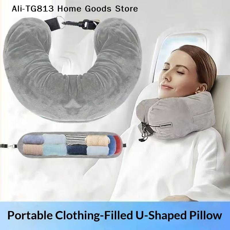 Travel Neck Pillow With Fillab - Travel Pillow Inflatable review and price