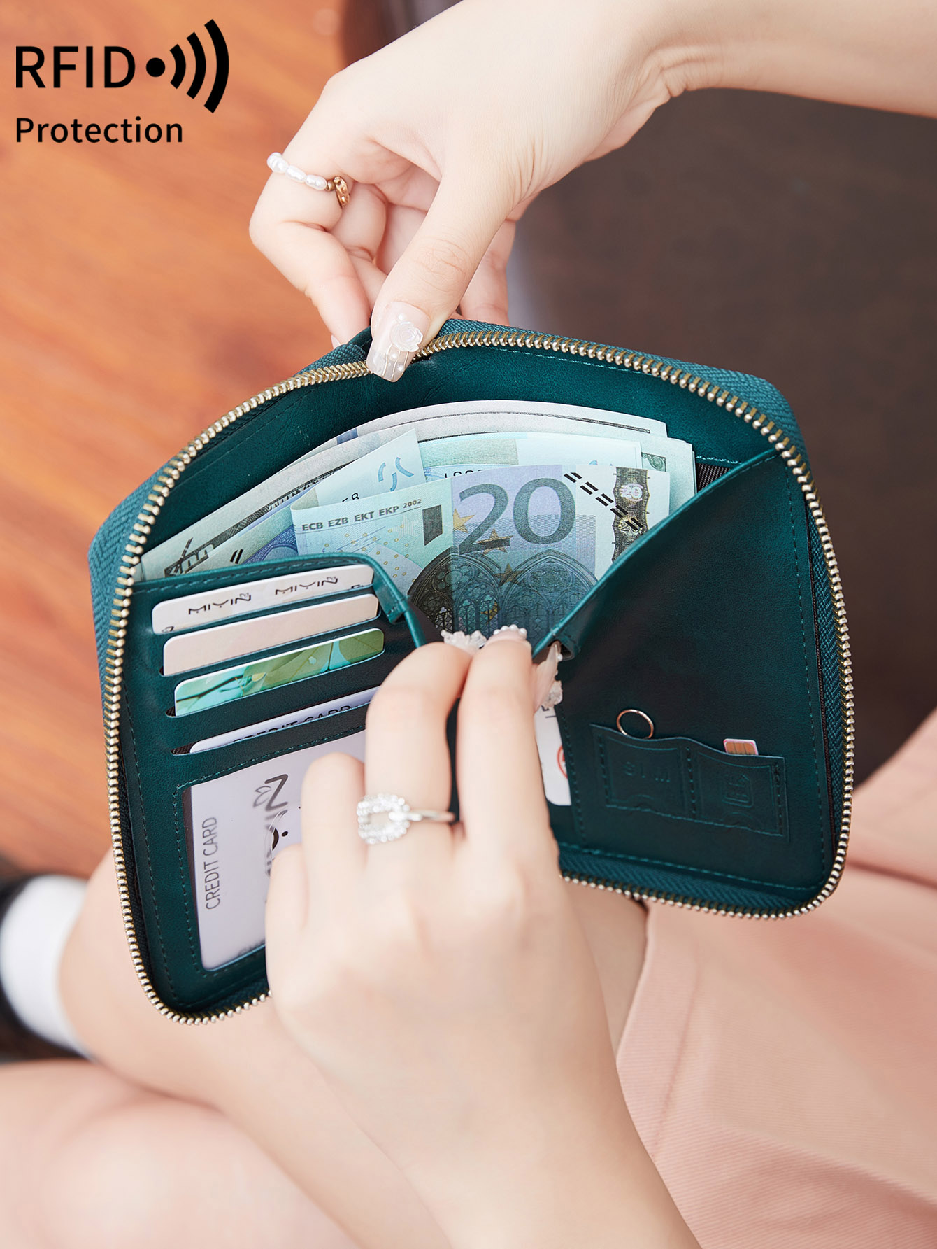 RFID shielded passport wallet  - Travel Wallet Slim review and price