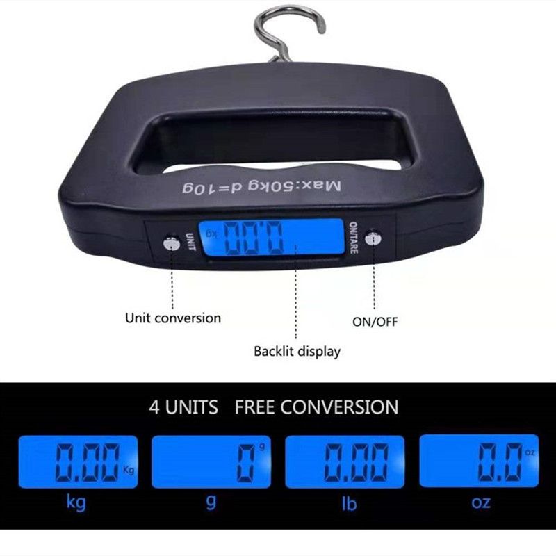 50kg Digital Fishing Scale Han - Luggage Scale Hanging review and price