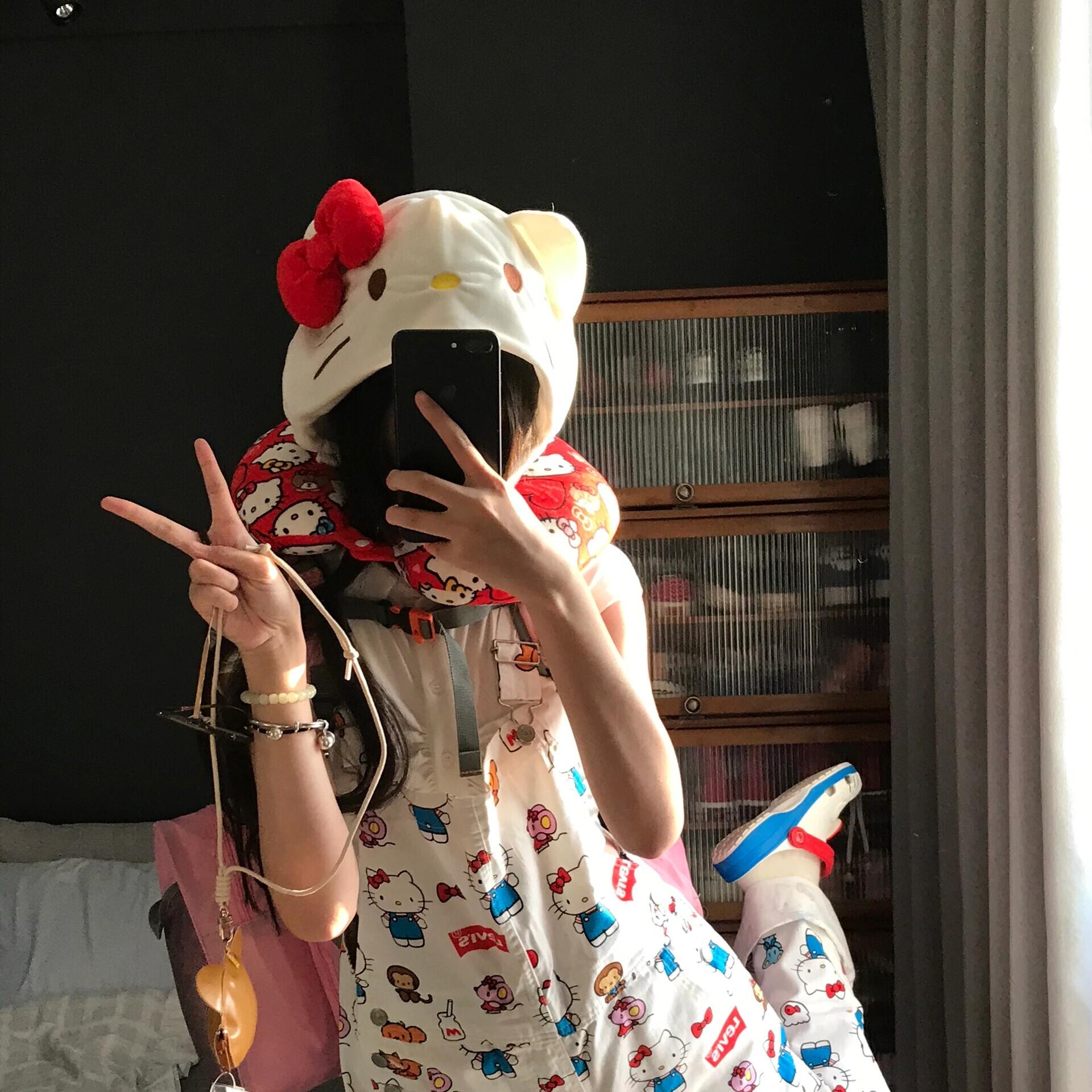 Kawaii Kitty Style Hooded U-Sh - Travel Pillow Inflatable review and price