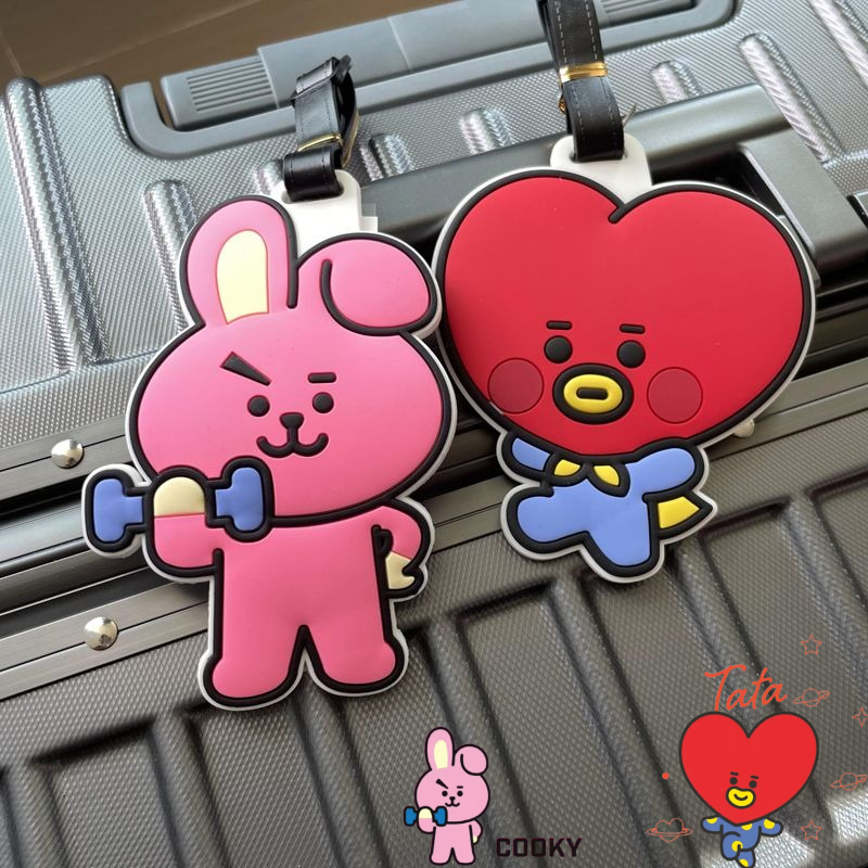 BT21 cartoon cute keychain Kaw - Travel Accessories Store review and price