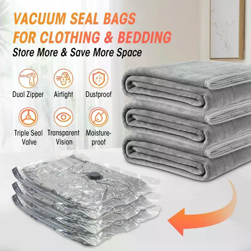 1/6Pcs Vacuum Bags For Travel  - Compression Bag Vacuum review and price