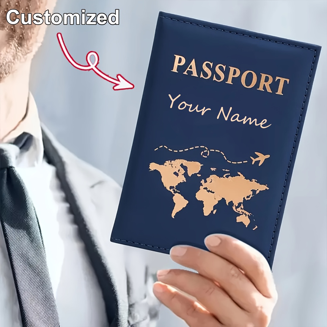 Custom Name World Map Passport - Travel Accessories Passport Holder review and price