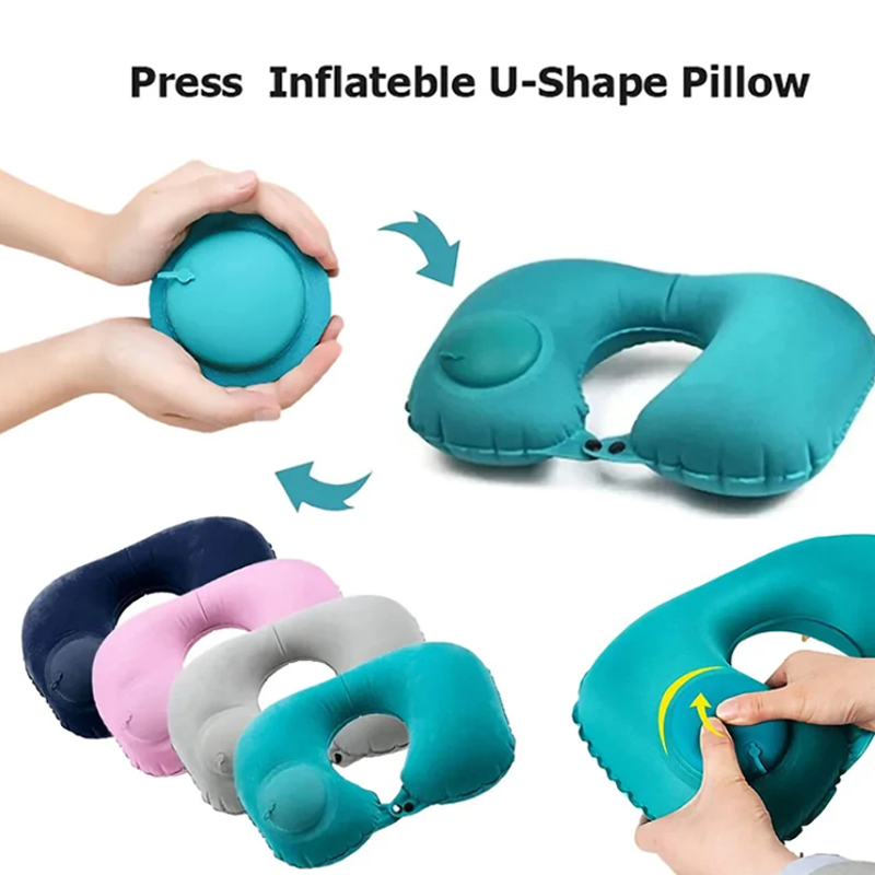 Inflatable Portable Neck Pillo - Travel Pillow Inflatable review and price