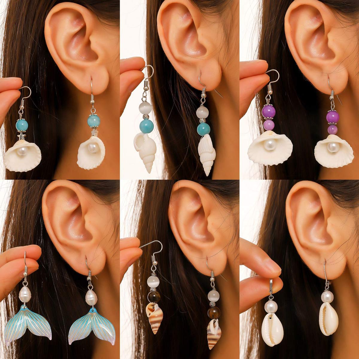 Pair of Fashion Women Earrings - Travel Accessories Dropshipping review and price