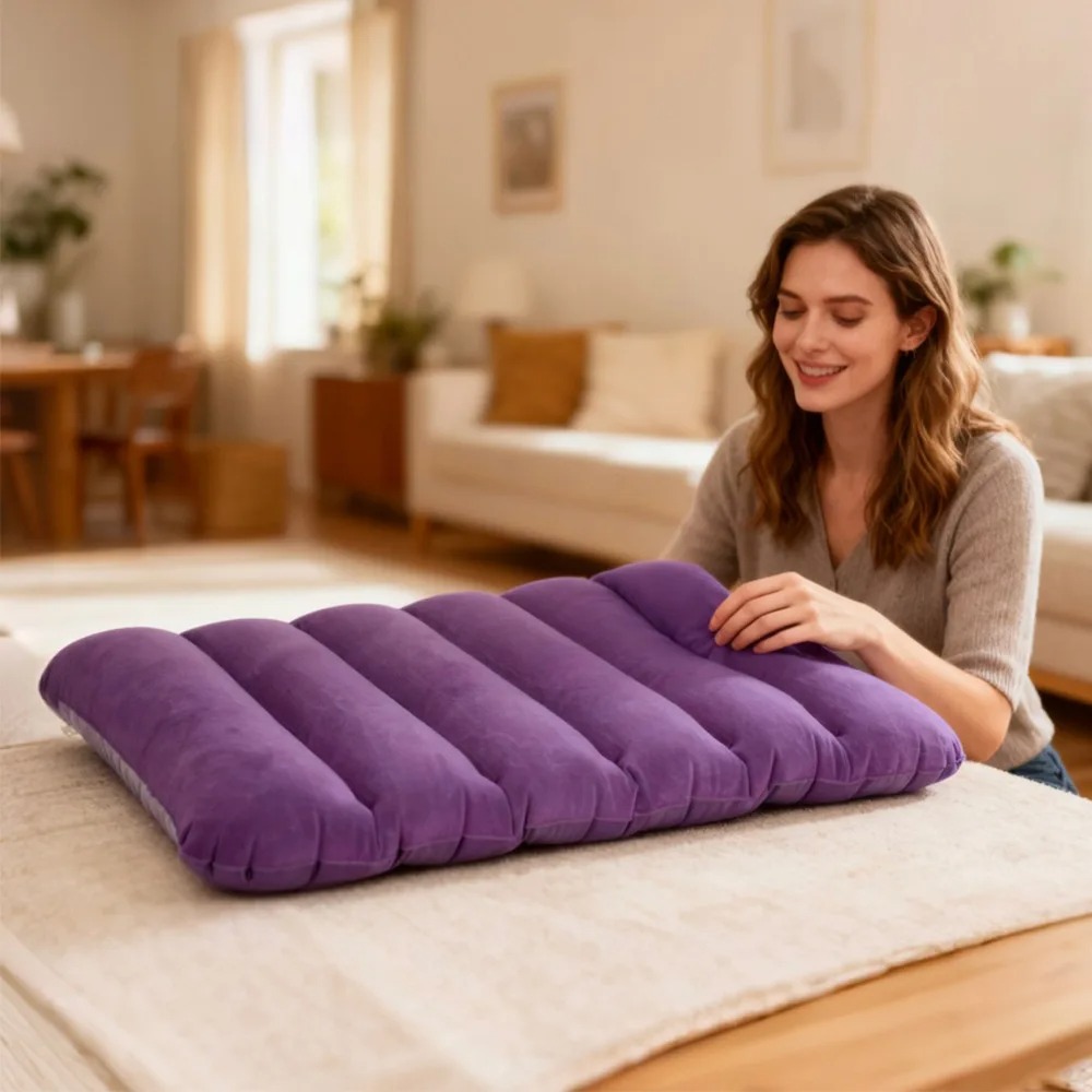 Portable Inflatable Travel Bac - Travel Pillow Inflatable review and price