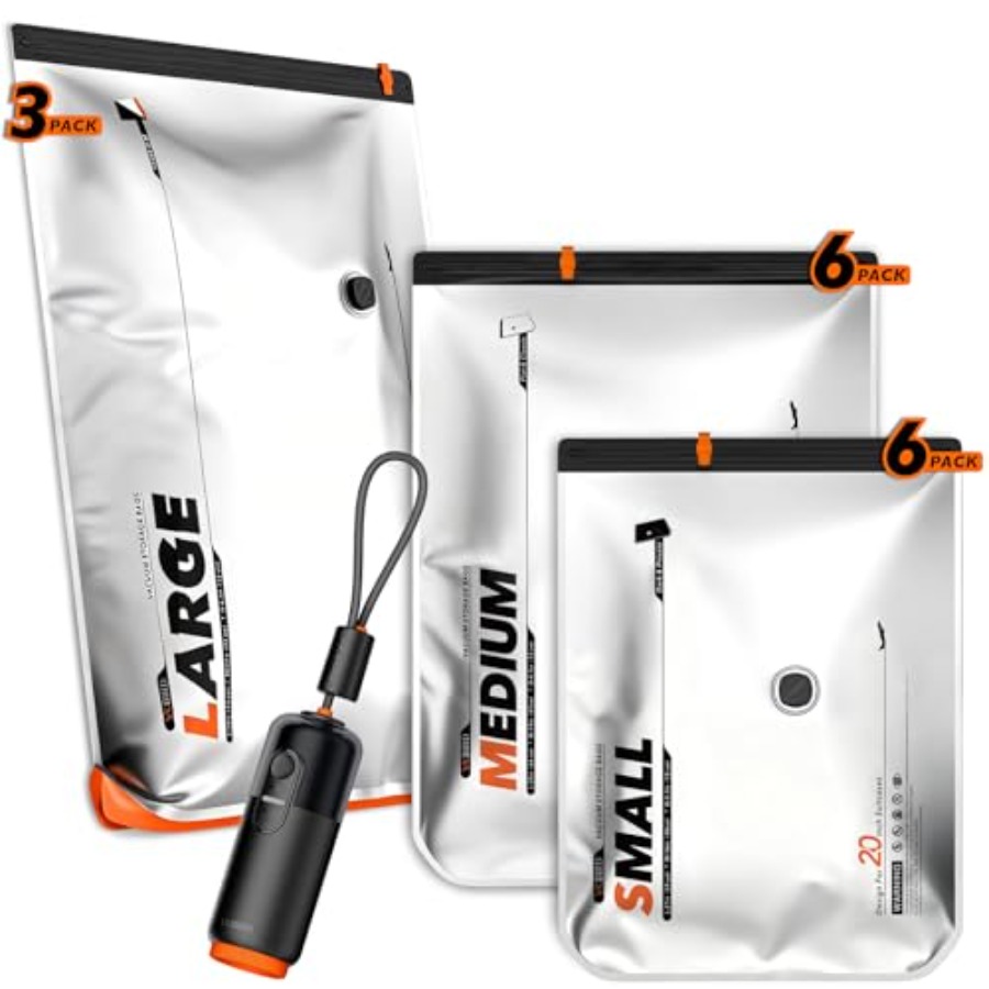 VacEase Ultra 15 Pack Vacuum B - Compression Bag Vacuum review and price