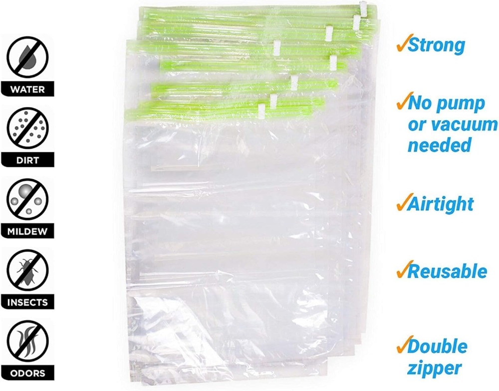 12 Space Saver Storage Bags fo - Compression Bag Vacuum review and price
