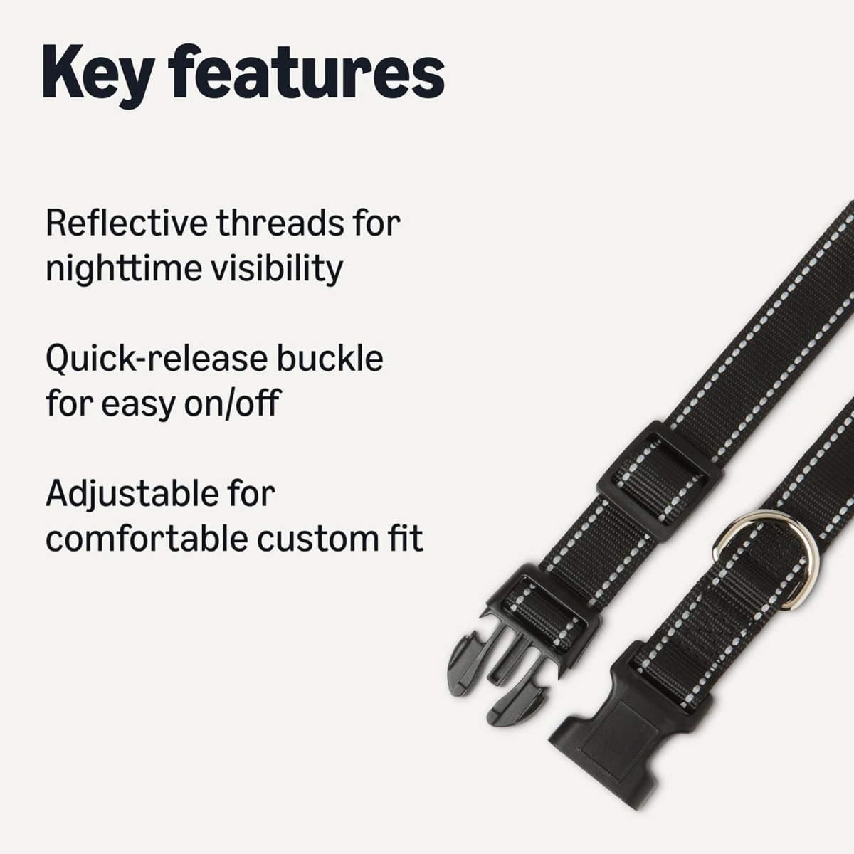 Adjustable Solid Black Polyest - Travel Accessories For Road Trip review and price