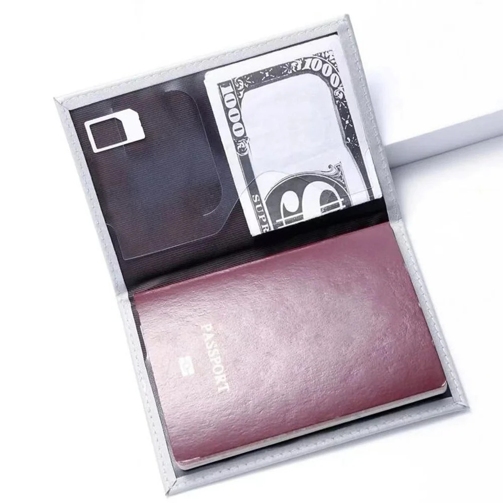Passport Cover Blue Color Pu P - Travel Accessories Passport Holder review and price