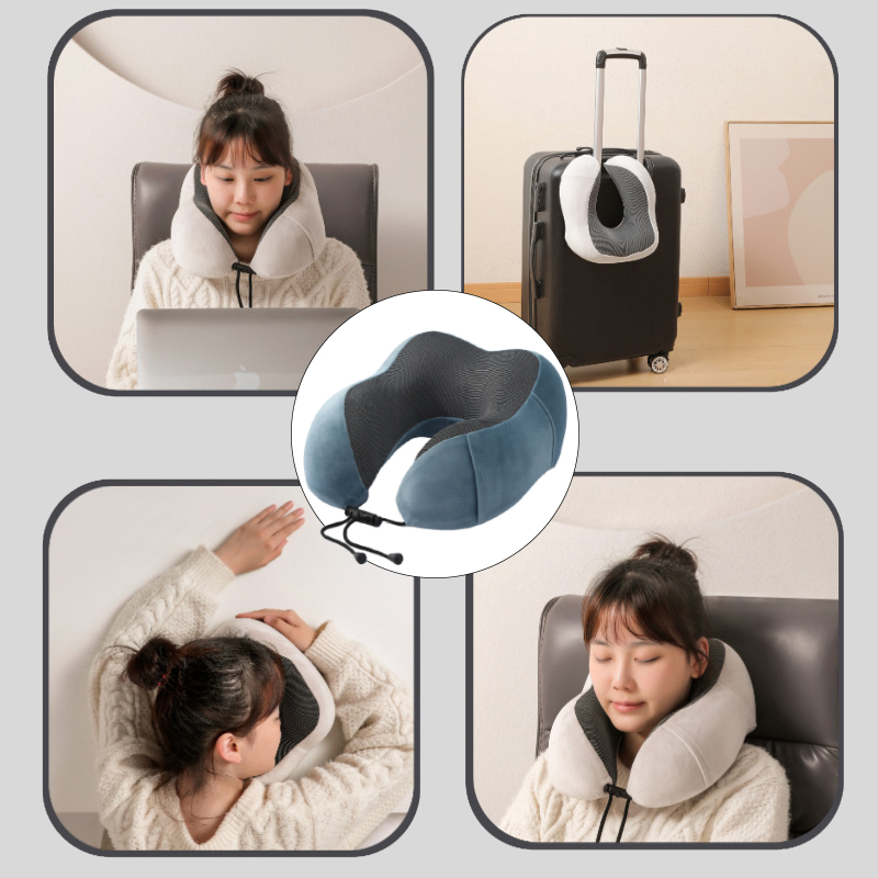 U Shaped Memory Foam Neck Pill - Travel Pillow Inflatable review and price