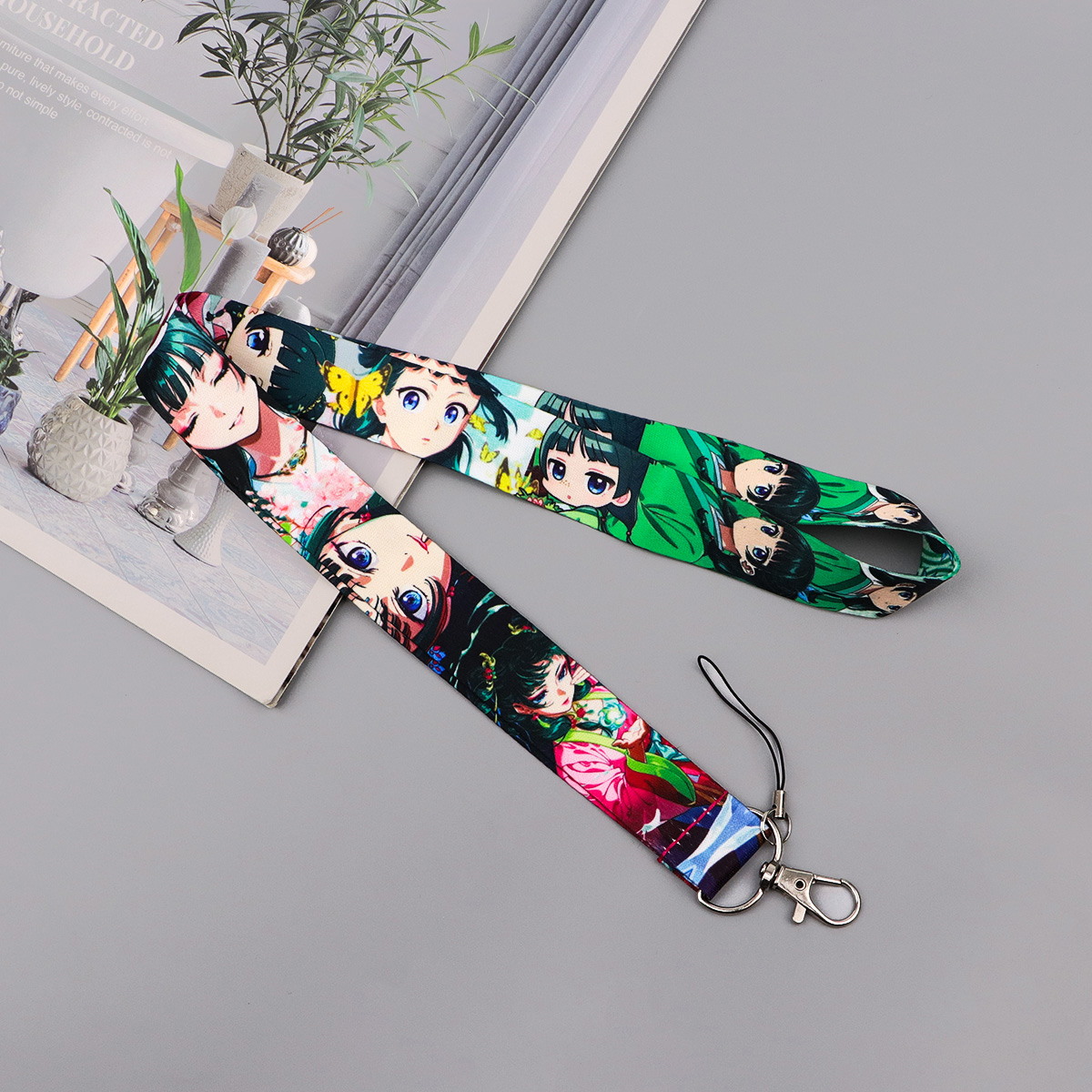 Cute Anime Girl Lanyard Neck S - Travel Accessories Store review and price