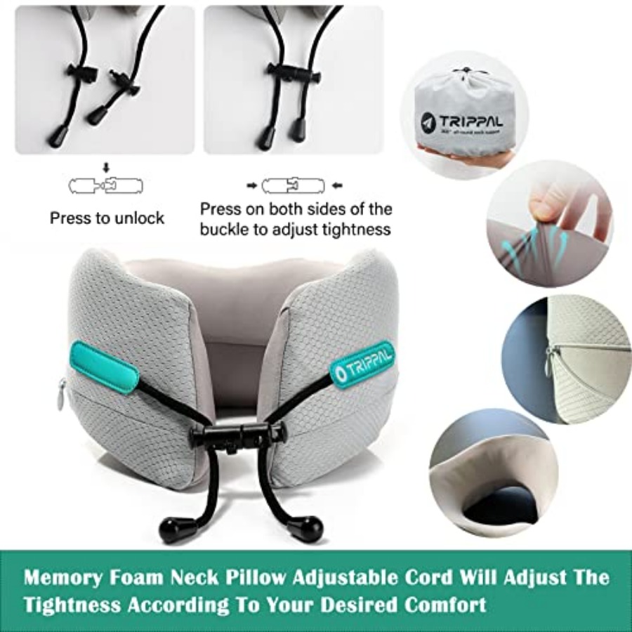 Neck Pillows for Travel Memory - Travel Accessories Pillow review and price