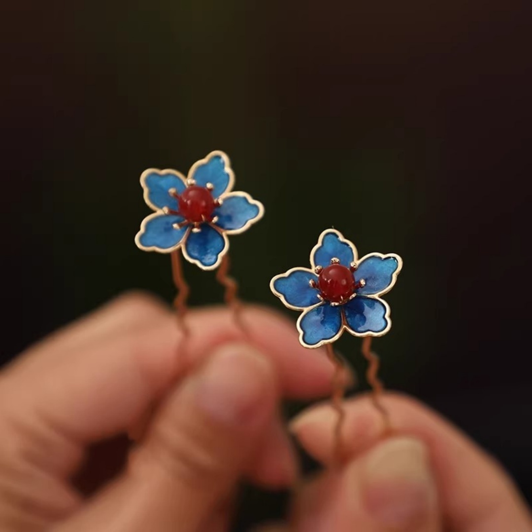 Blue Flower Ancient-Style Hanf - Travel Accessories Store review and price