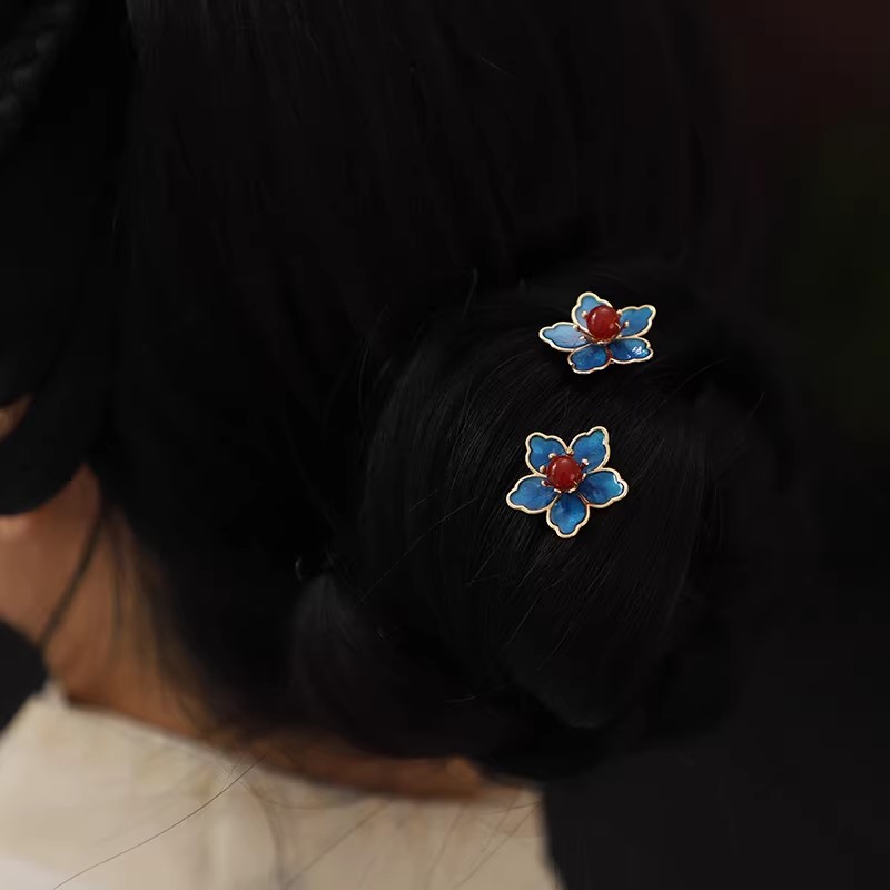 Blue Flower Ancient-Style Hanf - Travel Accessories Store review and price
