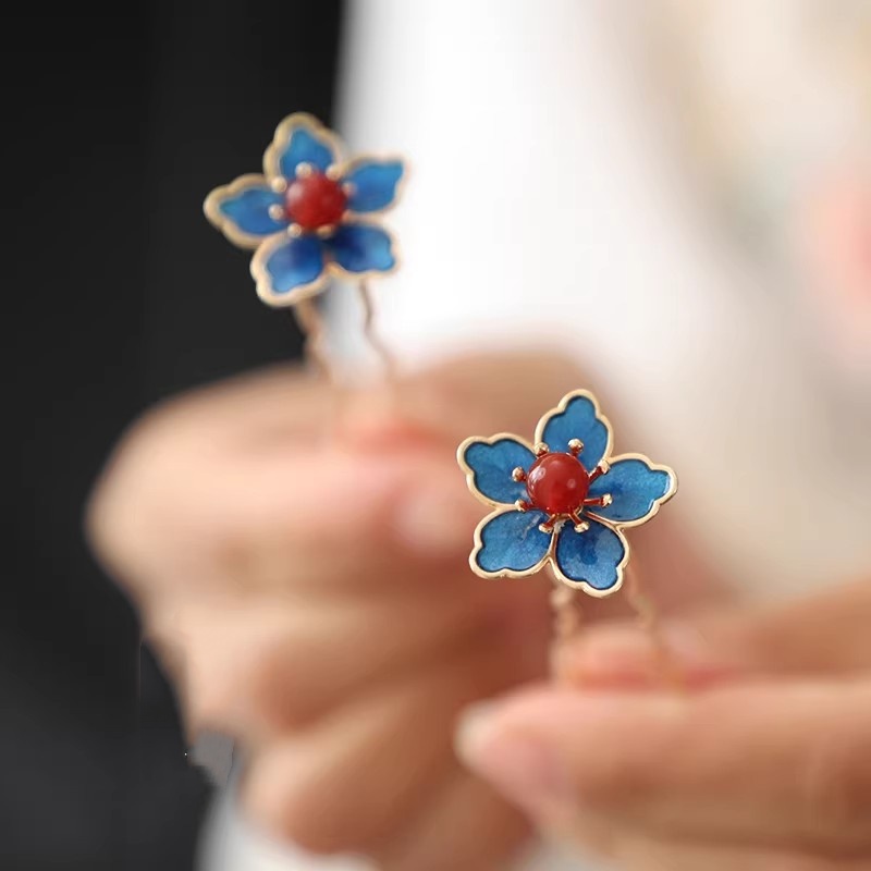 Blue Flower Ancient-Style Hanf - Travel Accessories Store review and price