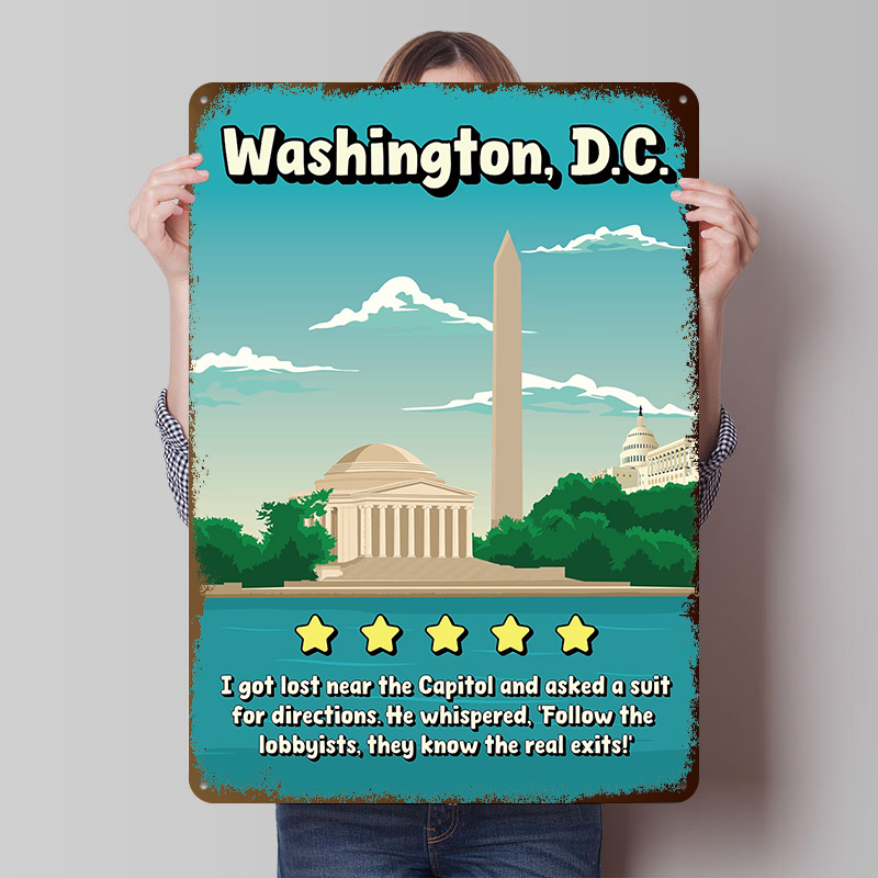 Washington D.C. Funny Review T - Travel Accessories Reviews review and price
